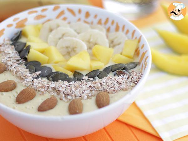 Smoothie bowl med mango och banan - foto 3