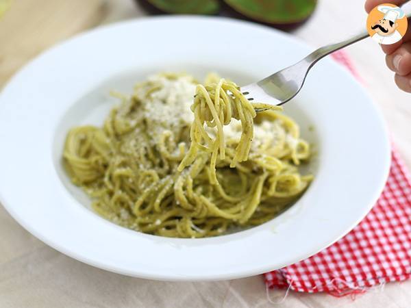 Spaghetti carbonara med avokado - foto 3