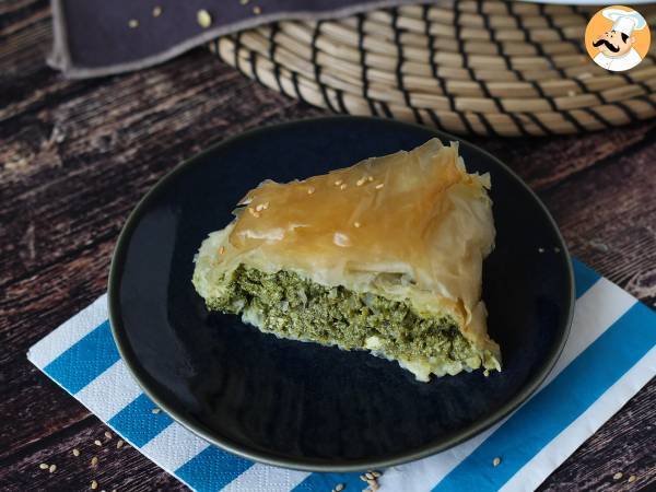 Spanakopita, den superenkla grekiska pajen med spenat och fetaost