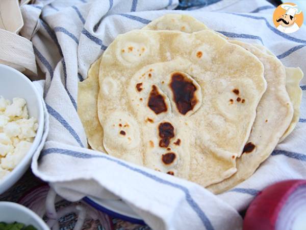 Tortillas av vete