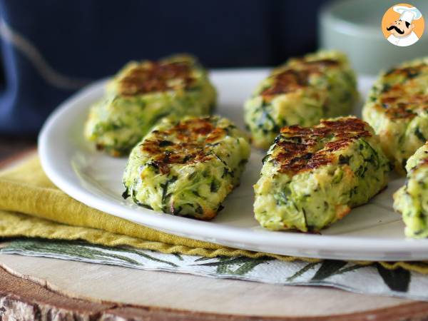 Ugnsbakade köttbullar av zucchini - foto 2