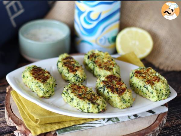 Ugnsbakade köttbullar av zucchini - foto 3