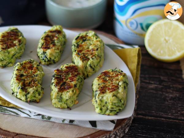 Ugnsbakade köttbullar av zucchini - foto 4