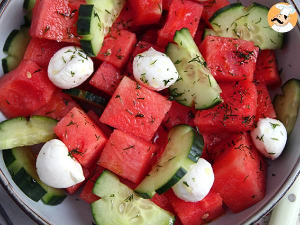 Vattenmelon- och gurksallad - foto 4