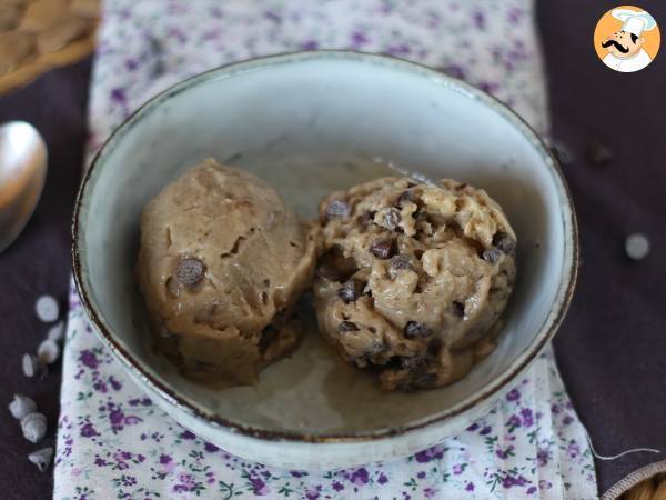 Vegansk bananglass superenkel att göra med kaksmak! Vegansk kakdeg - foto 2