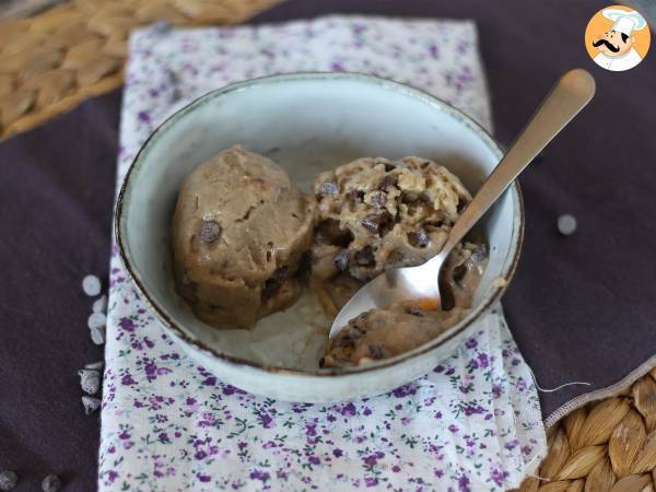 Vegansk bananglass superenkel att göra med kaksmak! Vegansk kakdeg - foto 3