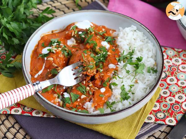 Vegansk Malai Kofta: kikärtsköttbullar med tomatsås - foto 2