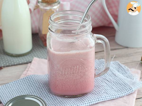 Vegansk milkshake med röda frukter - foto 4