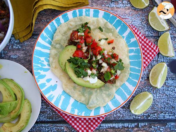 Vegetariska tacos med linser - foto 3