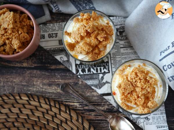 Vegetariska verrines: ärtsoppa, smulad parmesan och mascarponekräm - foto 3