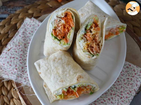 Wraps med lax, den perfekta, praktiska smörgåsen att ta med sig överallt - foto 6